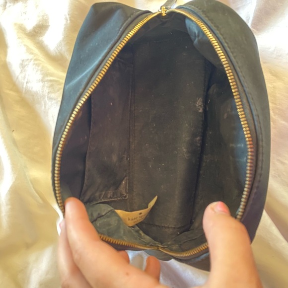 Kate Spade Black Medium Nylon Cosmetic Bag - Picture 3 of 4